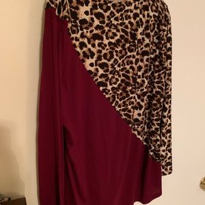 Boutique shirt. Leopard!! Worn once.